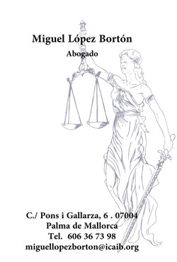 Miguel L�pez Bort�n Abogado